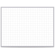 Ghent Standard / 30"W x 4.3"H / 2 Inch Grid Dry Erase Boards