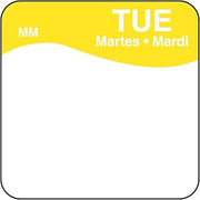 DayMark Safety Systems IT1100342 IT110034-2-TUE removable label, 1"x1", Yellow