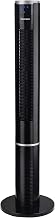 Kenmore 43" Bladeless Slim Tower Fan - 43" Black, Oscillating, 3 Speeds, Remote & Digital Controls, Quiet Cooling & Airflow, Carry Handle, Home-Office