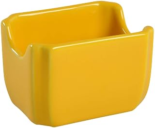 Homer Laughlin 3-1/2" x 2-3/8" Sugar Packet Caddy Daffodil