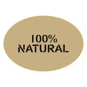Natural Oval Food Label Black Imprint"100% Natural" - 1 1/2"L x 1"H by HUBERT – Paper, Natural, Pack of 500, Model 11487