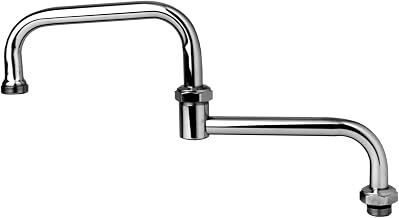 TS Brass 067X Double Jointed Swing Spout, Chrome