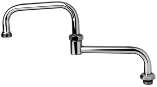 TS Brass Double Jointed Swing Spout by T&S Brass – 15 in (381.0 mm), Chrome, Model 067X