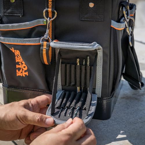 KLEIN TOOLS 10-Inch Tote / Black/Orange / 1 Tool Bags