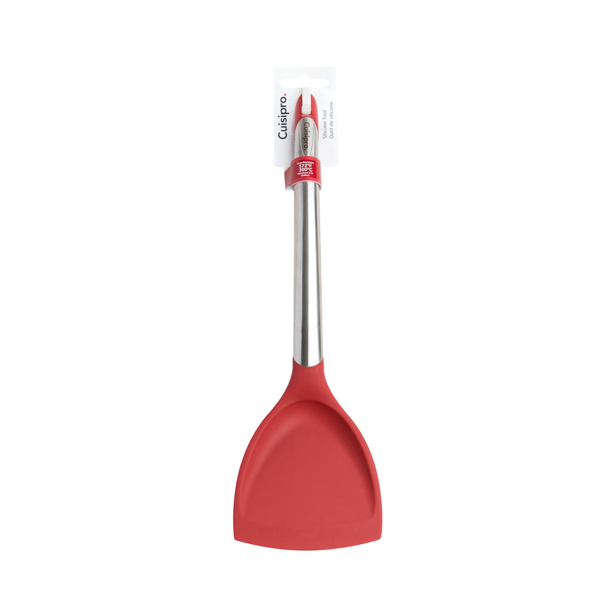 Silicone Wok Turner by Cuisipro – 32 x 22 x 22 cm, Silicone, Red, Model 7112514