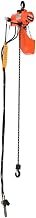 Global Industrial Air Chain Hoist, 500 lb Capacity, 10' Lift, Single Reeved, 65 FPM Lift Speed