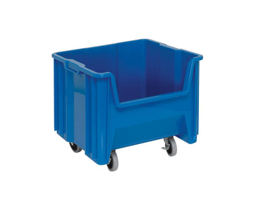 Giant Stack Mobile Multipurpose Part Organizer Blue Bins 18" L x 17" W x 16" H 2 Pack by QUANTUM STORAGE SYSTEMS – 17-1/2" x 16-1/2" x 12-1/2", 4475.62 cubic_inches, Plastic, Blue