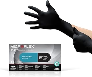 Ansell Microflex MK-296-XL MidKnight Disposable Nitrile Glove