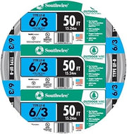 Southwire 14782722 50'. 6-3 Cu Uf-B W/G Cable