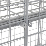 Global Industrial 4' x 2' x 5' / Gray / Industrial Storage Lockers