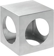 HUBERT Metal Display Riser Square Laser-Cut Stainless Steel Metal Riser - 5" Square