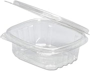 Genpak AD24, 24 oz. Clear hinged Container, 200 ct.
