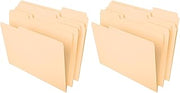 Pendaflex File Folders,Durable Manila Folders,Letter Size (8.5" x 11"),3 Top Tabs for Easy Labeling,Everyday Filing Essential for Offices,Classrooms&Home Document Organization,100 Count (Pack of 2)