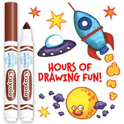 Crayola Brown / 12 Count (Pack of 1) / Washable Coloring Pens & Markers