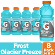 Gatorade Light Blue / Glacier Freeze / 20 Fl Oz (Pack of 8) Sports Drinks