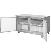 60 1/5" W Undercounter Refrigerator w/ (2) Sections & (2) Doors by MOTAK – 63.39x32.68x38.58, In Description, Check Images, Model MUR-60-X