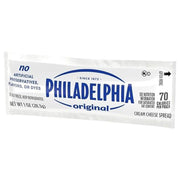 Kraft Original Cream Cheese Spread - Pouch by Philadelphia – 0.01 Ounce (Pack of 100), Pack of 100, Model 61120