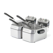 Waring 10 lb. / Double Electric Deep Fryer | 17 Pound | 240V / 1 Commercial Deep Fryers