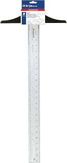 STAEDTLER Aluminum T-Square, 24 Inch Metal Ruler with Calibrated Blade