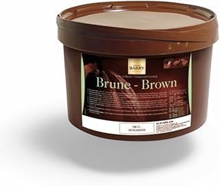 Cacao Barry PaÌ‚te aÌ€ Glacer Brune (Premium Dark Compound) 5kg Bucket | 39.1% fat; intense dark - chocolate taste - no tempering