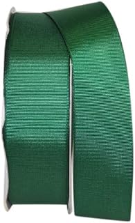 Reliant Ribbon Grosgrain Style Ribbon, 1-1/2 Inch X 50 Yards, Forest Green