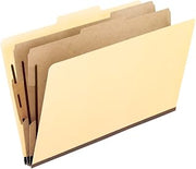 Pendaflex Manila Economy Classification Folders, Letter Size, 6-Section, 15 per Box (3252)