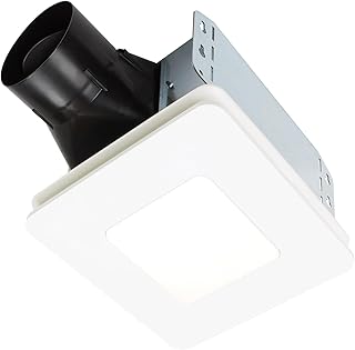 Broan-NuTone Roomside Series Humidity Sensing Bathroom Exhaust Fan w/LED Light, 80 CFM, ENERGY STAR®