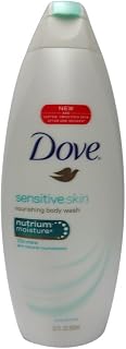 Dove Body Wash 22 Ounce Sensitive Skin Unscented (650ml) (6 Pack)