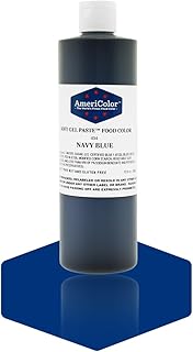 AmeriColor Food Coloring, Navy Blue Soft Gel Paste, 13.5 Ounce
