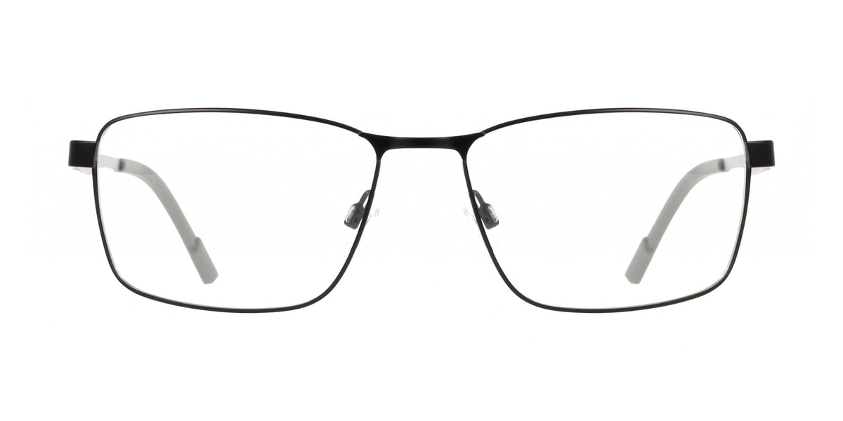 E1170 Matte black 55/16/145 MAN Eyewear Frame by Flexon – 55/16/145, Plastic, Matte Black, Model FLEXON E1170