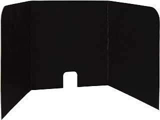 Pacon Computer Lab Privacy Board, Black, 22"H x 22"W x 20"D, 4 Boards
