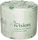 7 X Georgia-Pacific Envision 19880/01 White 2-Ply Embossed Bathroom Tissue, 4.05" Length x 4" Width (Case of 80 Rolls)