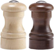 Chef Specialties Capstan-Salt and Pepper Shaker Set, 4", Walnut and Natural