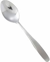 Winco 12-Piece Manhattan Dinner Spoon Set, 18-0 Stainless Steel | Dishwasher safe, Heavyweight for durability, Great for Main Courses, Soups, Broth, Noodles and Tasting Service