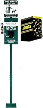 Flash Furniture Mini Pet Waste Station, 400 Bags, Green