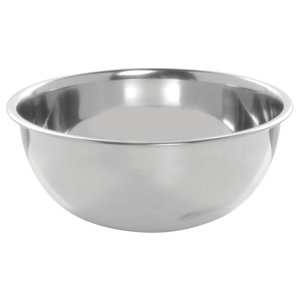 Stainless Steel Mixing Bowl 1 qt - 7 7/10" Dia x 2 2/5" H by HUBERT – 1.0 quarts, Stainless Steel, Silver