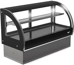 48-inch-wide 120-volt curved-glass drop-in Refrigerated display case with rear access