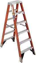 Werner, T7406, 6' Fiberglass 375 Lb. Twin Stepladder, Type Iaa