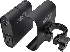 TRIPP LITE AC / USB Charging Clip for Display Mounts w/ 2 USB Ports & 2 NEMA 5-15R Outlets, 6ft Power Cord (DMACUSB)