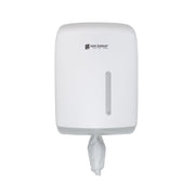Timeless Centerpull Roll Towel Dispenser by San Jamar – Plastic, White, Model T600WH