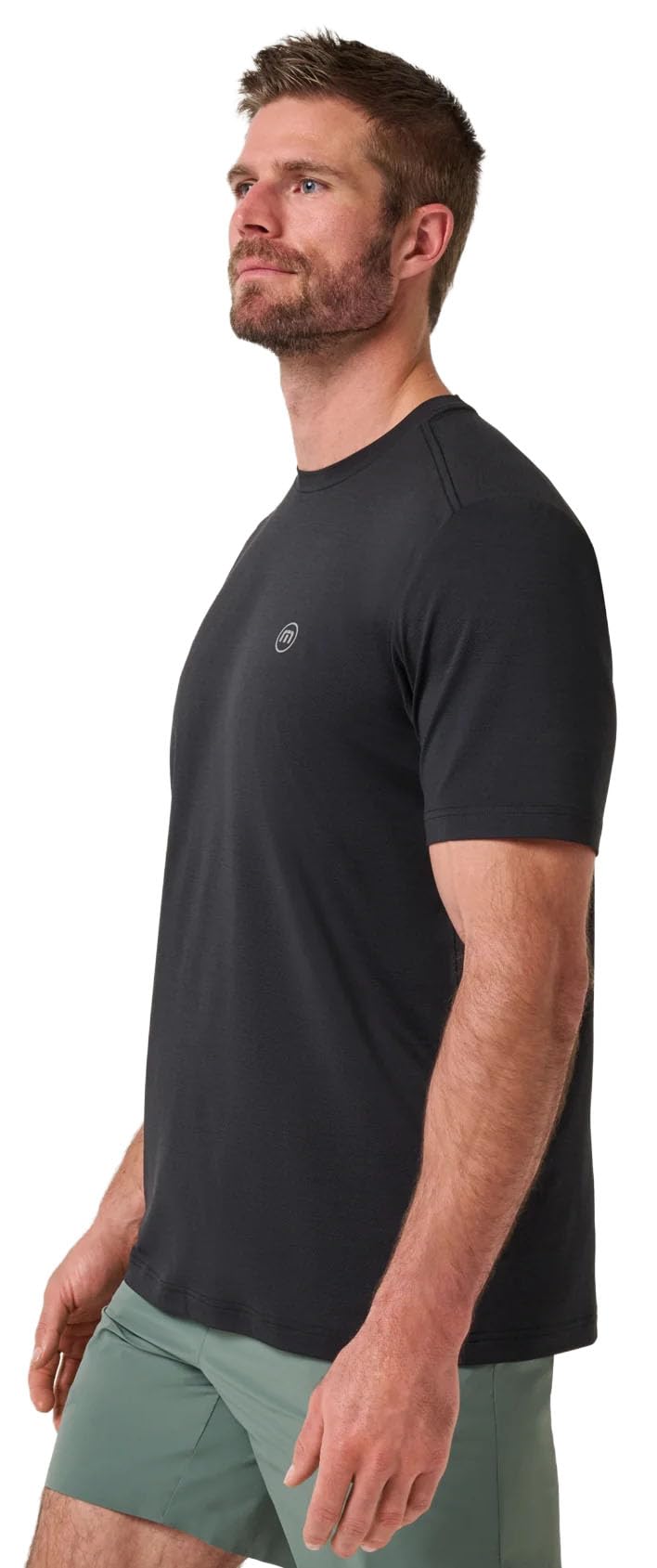 Men's Heater PRO Active TE T-Shirt by TravisMathew – Black, Model A46591