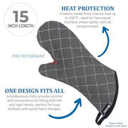 Carlisle FoodService Products Tan / 15" (Pack of 1) / 1 Oven Mitts