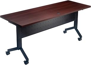 Global Industrial Interion Mobile Flip-Top Training Table with Modesty