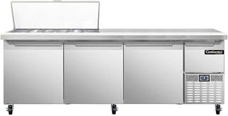 CRA93-18M Mighty Top Refrigerated Base Sandwich Unit, 93" W, With 18 Pan Openings