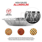 Stock Your Home 50 Pack (6 Inch) / Silver / 50 Pack Pie Pans