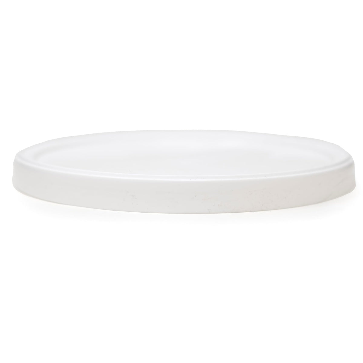Berry Plastics Single seal LLDPE Round Container Lid For 85 oz. Container by Venture – 5.93", LLDPE, White, Model L513 / 567089