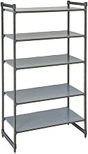 Cambro Cbu246064V4580 Camshelving Basics Starter Unit 4V 24X60X64 Brushed Graphite 1 Each