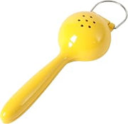 Oster Ravello Lemon and Lime Squeezer – Manual Handheld Citrus Juicer Press Extractor, Durable Kitchen Tool for Fresh Juice, Yellow Finish