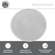 American Metalcraft 12-inch diameter / Pizza pan / Silver Pizza Pans & Stones