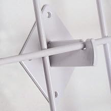White Grid Brackets, 3"W